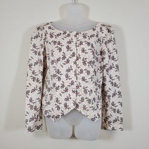 Recollections Prairie Old West Floral Shirt M